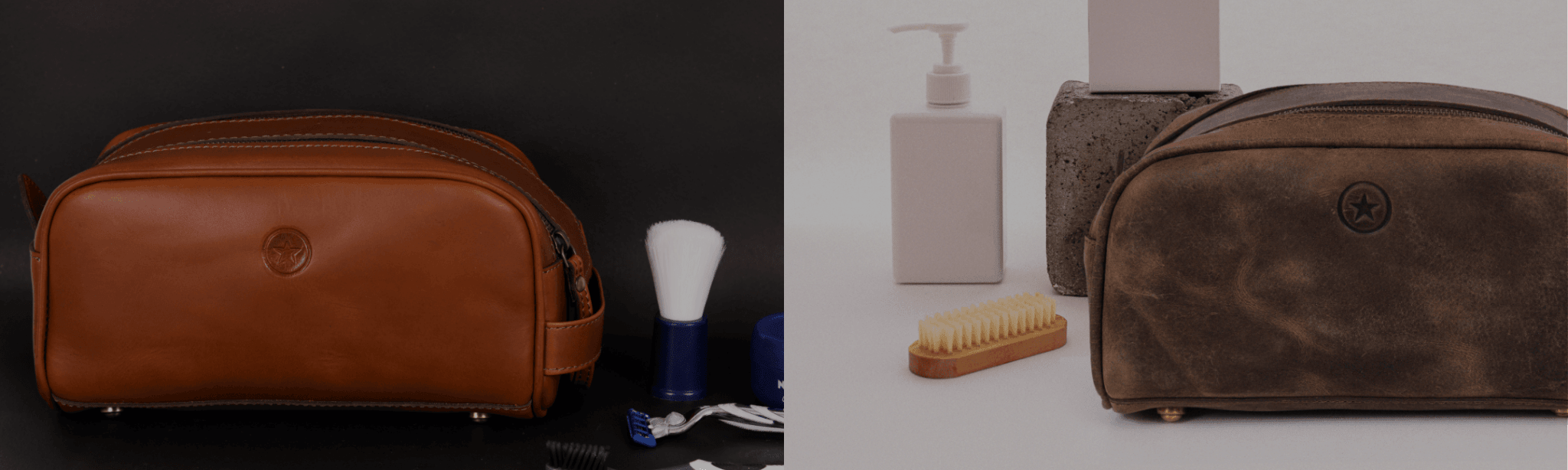 Toiletry Bags - Aaron Leather Goods Inc Toiletry Bags - Aaron Leather Goods Inc