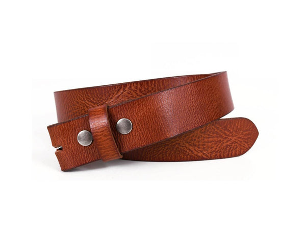 Irving Leather Belt - Brown - Aaron Leather Goods