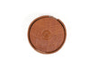 Cannes Leather Coaster - Cinnamon Brown - Aaron Leather Goods