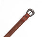 Laredo Leather Belt - Chestnut - Aaron Leather Goods