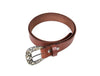 Laredo Leather Belt - Chestnut - Aaron Leather Goods
