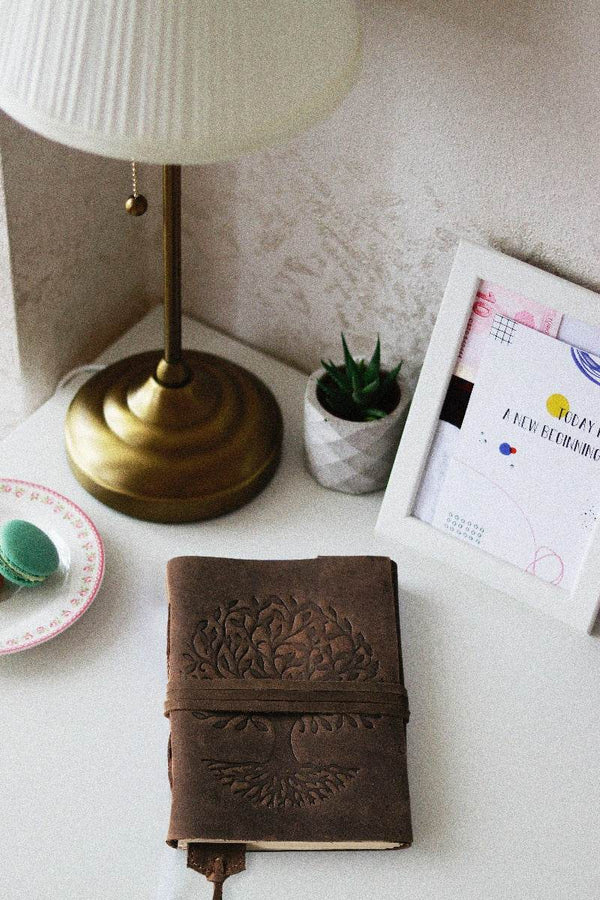 Tacoma Leather Journal - Dark Brown - Aaron Leather Goods