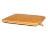 Ardentia Quilted Leather Mackbook Sleeve - Mustard - Aaron Leather Goods