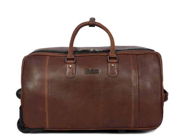 TerraCraft Leather Trolley Bag - Multicolor - Aaron Leather Goods