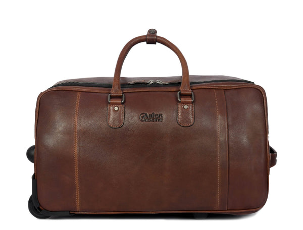 TerraCraft Leather Trolley Bag - Multicolor - Aaron Leather Goods