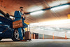 Aaron Leather Goods leather Briefcase & Organizer Combo- Brown - Aaron Leather Goods