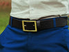 Tacoma Leather Belt - Black - Aaron Leather Goods