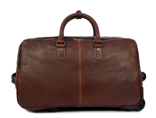 TerraCraft Leather Trolley Bag - Multicolor - Aaron Leather Goods