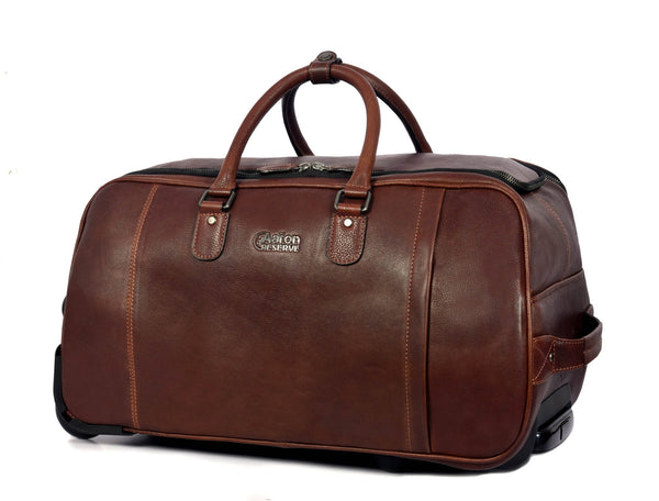 TerraCraft Leather Trolley Bag - Multicolor - Aaron Leather Goods
