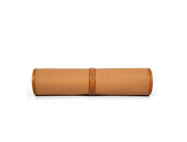 Vintage Leather & Canvas Knife Roll – Premium Chef's Knife Storage Bag - Aaron Leather Goods
