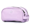 Amethyst Glow Leather Toiletry Bag - Lavender - Aaron Leather Goods