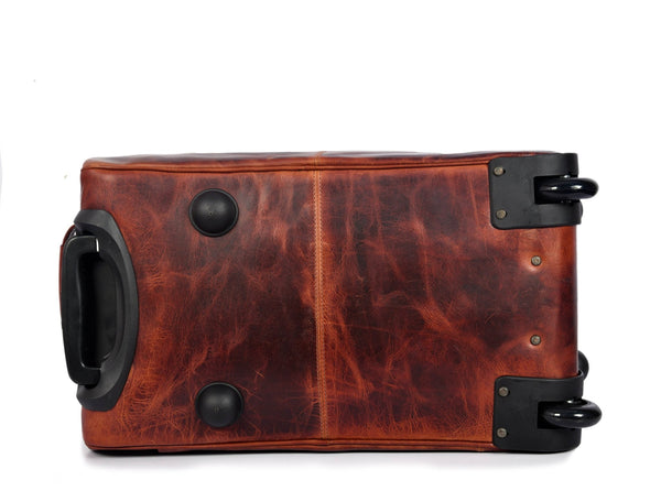 TerraCraft Leather Trolley Bag - Multicolor - Aaron Leather Goods