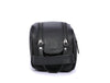 Amethyst Glow Leather Toiletry Bag - Black - Aaron Leather Goods