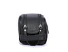 Amethyst Glow Leather Toiletry Bag - Black - Aaron Leather Goods