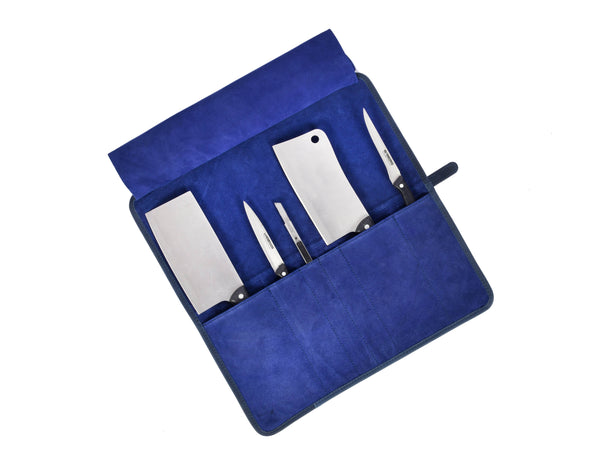 Premium Leather Knife Roll – Elegant and Durable Chef’s Knife Storage - Aaron Leather Goods