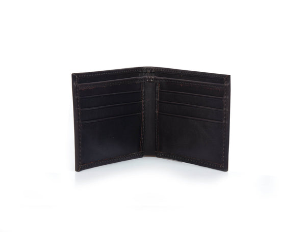 Leather Tweed Wallet - LW - 268 - Aaron Leather Goods