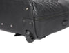 Atria Upcycled Leather Trolley Bag - Black - Aaron Leather Goods