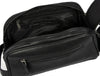 Amethyst Glow Leather Toiletry Bag - Black - Aaron Leather Goods