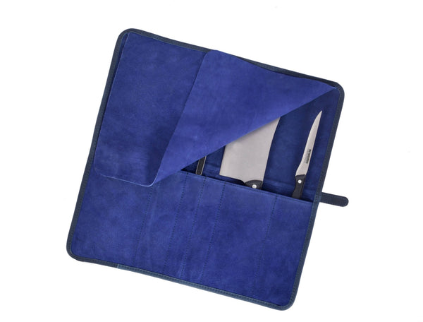 Premium Leather Knife Roll – Elegant and Durable Chef’s Knife Storage - Aaron Leather Goods