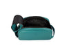 Amethyst Glow Leather Toiletry Bag - Teal - Aaron Leather Goods