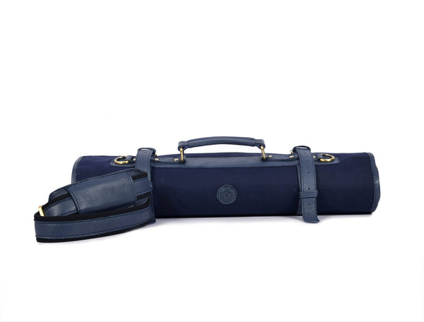 Malaga Canvas Knife Roll - Lavender - Aaron Leather Goods