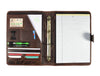 Burgos Leather Organizer - Walnut Brown - Aaron Leather Goods