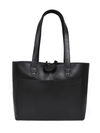 Melilla Travel Tote Bag – Raven Black - Aaron Leather Goods