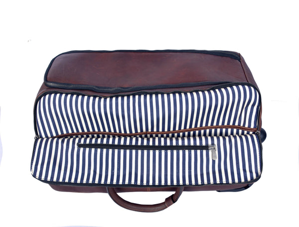 TerraCraft Leather Trolley Bag - Multicolor - Aaron Leather Goods