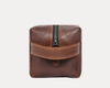 Leather Toiletry Bag - wb - 27 - Aaron Leather Goods