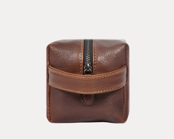 Leather Toiletry Bag - wb - 27 - Aaron Leather Goods