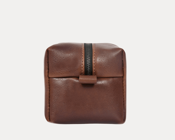 Leather Toiletry Bag - wb-27 - Aaron Leather Goods