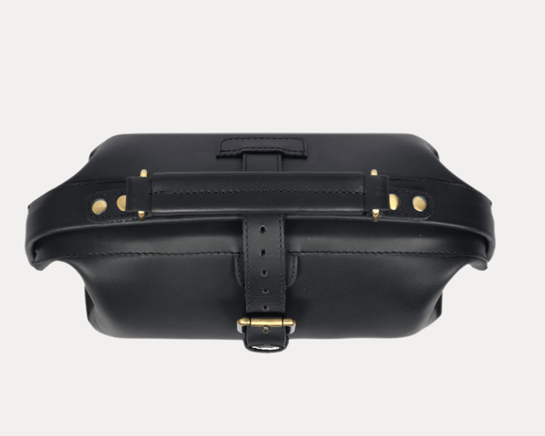Premium Saddle Leather Toiletry Bag - Aaron Leather Goods