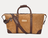 Leather Suede Duffle Bag - Aaron Leather Goods