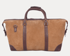 Leather Suede Duffle Bag - Aaron Leather Goods