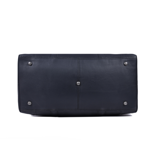 Premium Full-Grain Leather Travel Duffle Bag – 20" Weekender for Men & Women