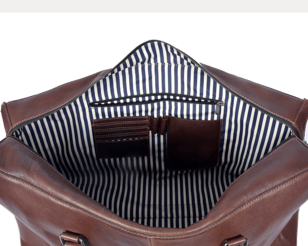 Leather Travel Bag -TB-226 - Aaron Leather Goods