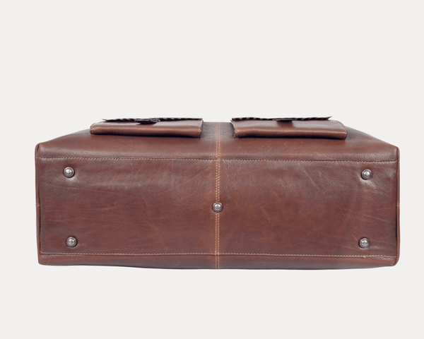Leather Travel Bag -TB-226 - Aaron Leather Goods