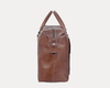 Handcrafted Leather Travel Duffle with Shoulder Strap - Aaron Leather Goods