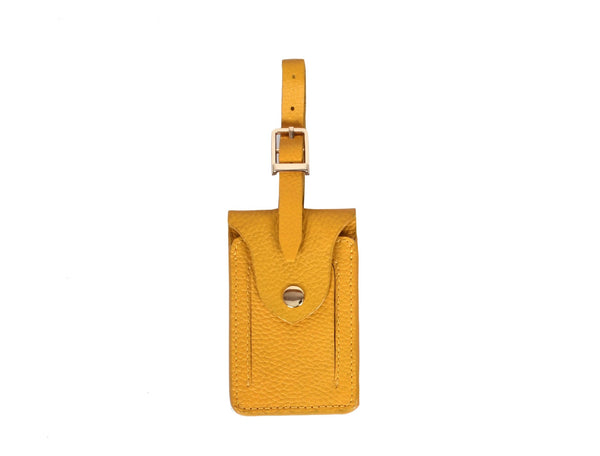 Leather Luggage Tag - Aaron Leather Goods