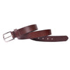 Handcrafted Genuine Dark Brown Leather Belt for Men – Premium Full Grain Leather Dress & Casual Belt with Gift Box
