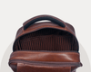 Premium Full - Grain Brown Leather Laptop Backpack – Stylish & Durable Travel Companion - Aaron Leather Goods