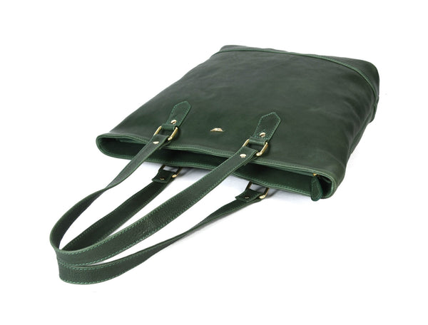 Leather Ladies Tote Bag ( LB - 637 ) - Aaron Leather Goods