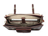 Ancona Leather Office Bag 18" - Vintage Brown - Aaron Leather Goods