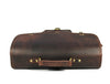 Ancona Leather Office Bag 18" - Vintage Brown - Aaron Leather Goods