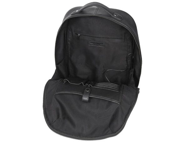 Atria Upcycled Leather Trolley Bag - Black - Aaron Leather Goods