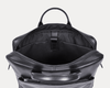 Genuine Black Leather Laptop Bag for Men – Slim Office Briefcase with Shoulder Strap | Professional Business Travel Work Bag - Aaron Leather Goods