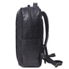 Alderway Brown Leather Commuter Backpack - Black