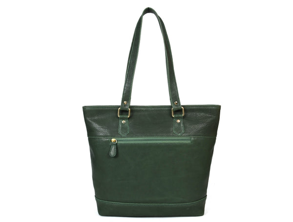 Leather Ladies Tote Bag ( LB - 637 ) - Aaron Leather Goods