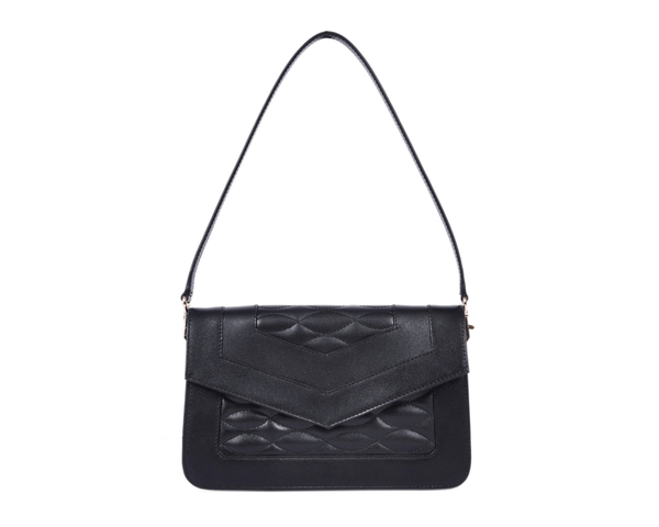 Premium Quilted Leather Mini Handbag – Elegant, Compact & Modern - Aaron Leather Goods
