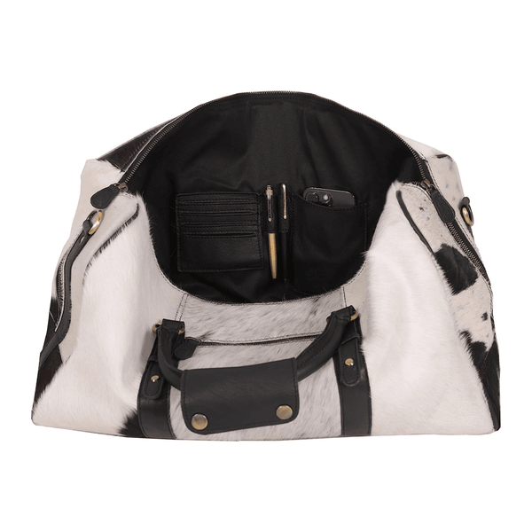 Leather Hairon Travel Duffel for Men & Women | Aaron Leather Goods - Aaron Leather Goods